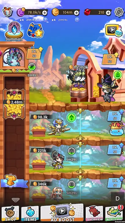 Idle RPG Tower Ảnh chụp màn hình 1