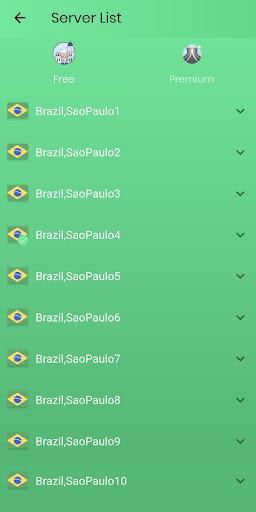 VPN Brazil - Fast VPN Proxy (MOD)應用截圖第3張