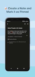 Notes - Pin to notification Schermafbeelding 2
