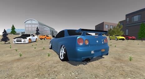 Driving Skyline R34 Drift Car Captura de tela 1