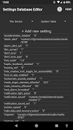 SetEdit SettingsDatabaseEditor Capture d'écran 1