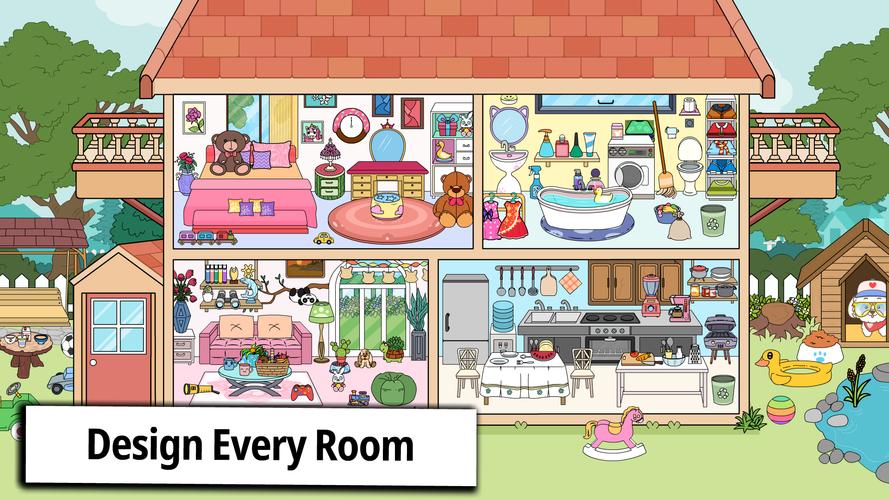 Tizi Home Room Decoration Game Screenshot 1