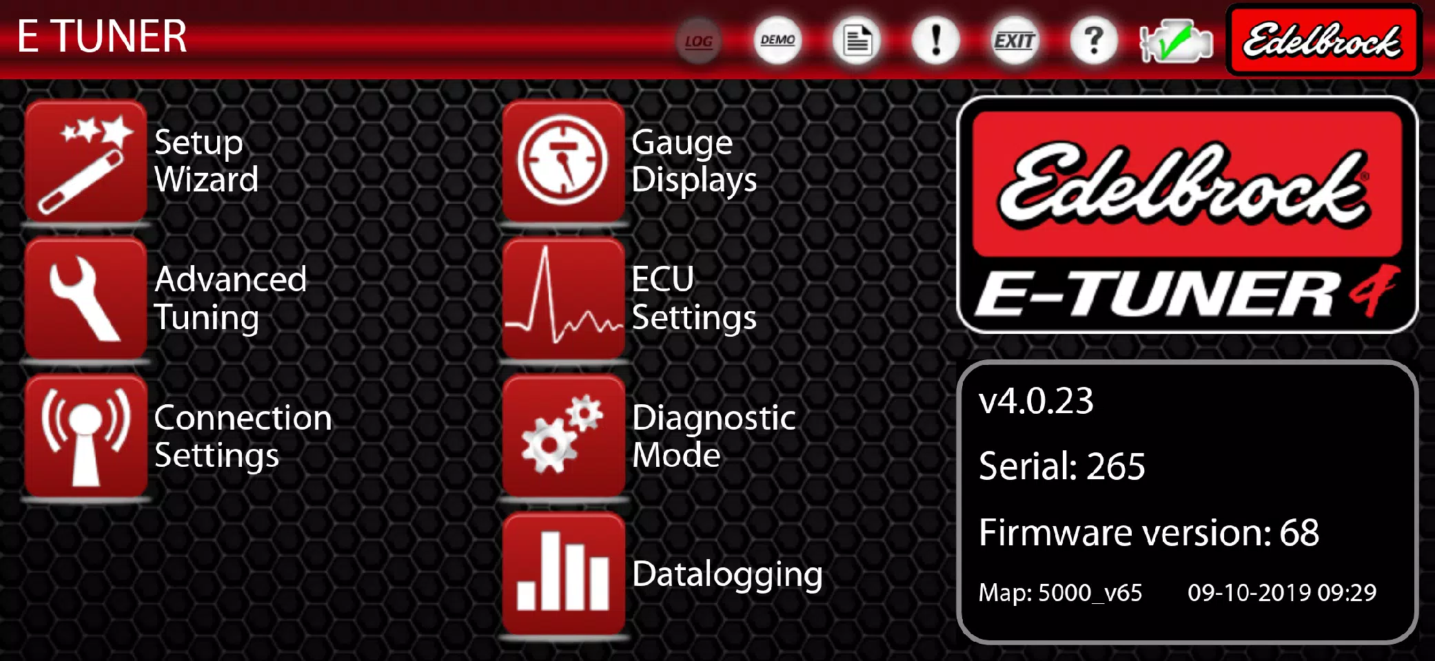 E-Tuner 4 ဖန်သားပြင်ဓာတ်ပုံ 1