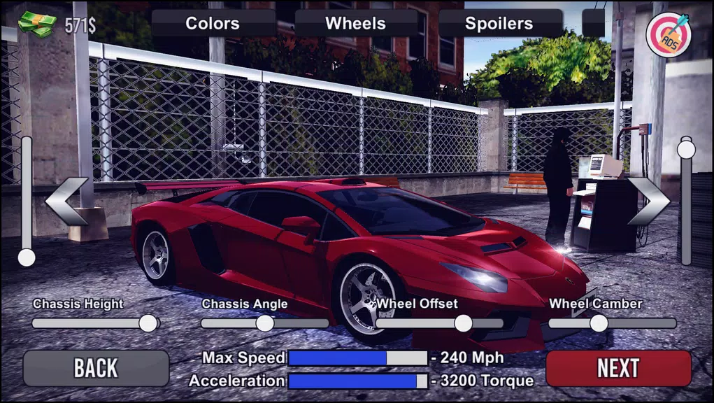 Megane Drift Simulator Скриншот 3