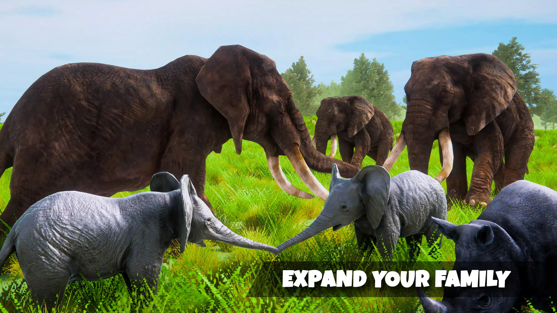 Elephant Simulator Wild Life Schermafbeelding 1