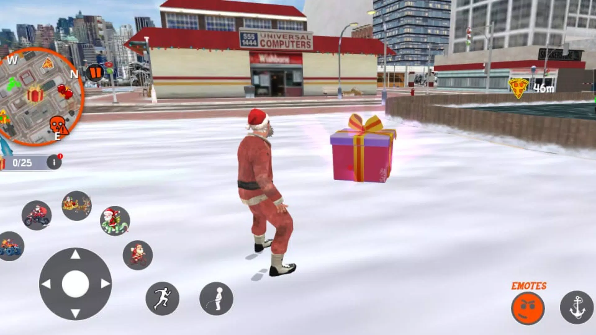 Gangster Santa Openworld Game Tangkapan skrin 3