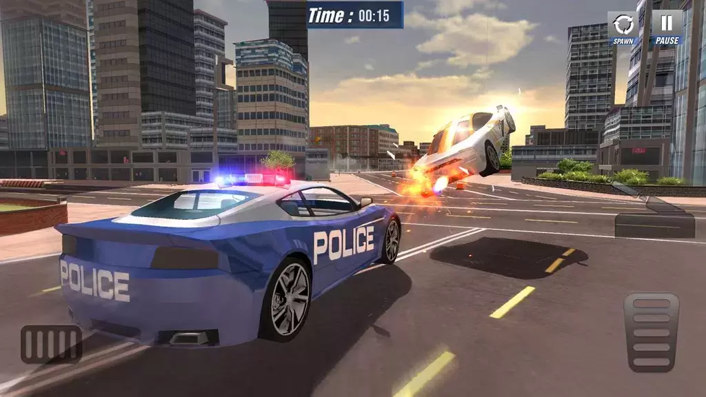 Police Car Sim ဖန်သားပြင်ဓာတ်ပုံ 2