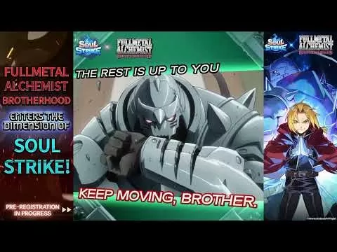 Soul Strike FMA Brotherhood Crossover