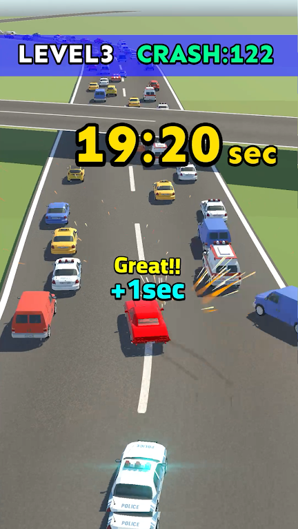 Car Chase And Crash Run ภาพหน้าจอ 4