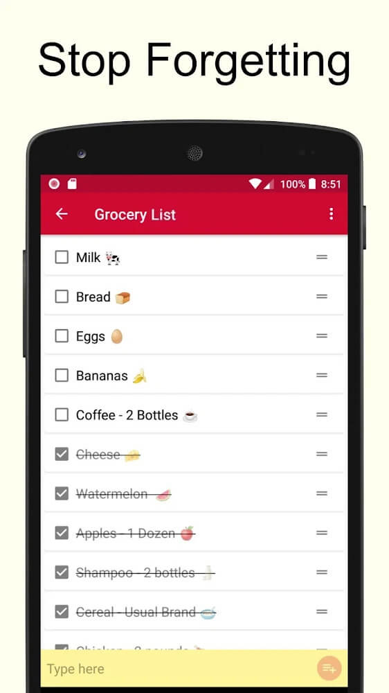 Shopping List - Simple & Easy Screenshot 2