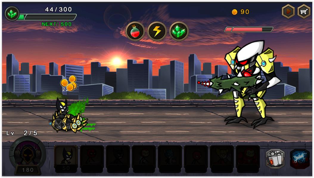 HERO WARS: Super Stickman Defense Ảnh chụp màn hình 4