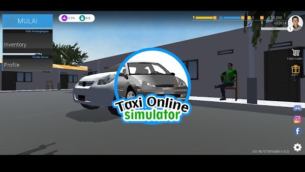 Taxi Online Simulator ID ဖန်သားပြင်ဓာတ်ပုံ 1