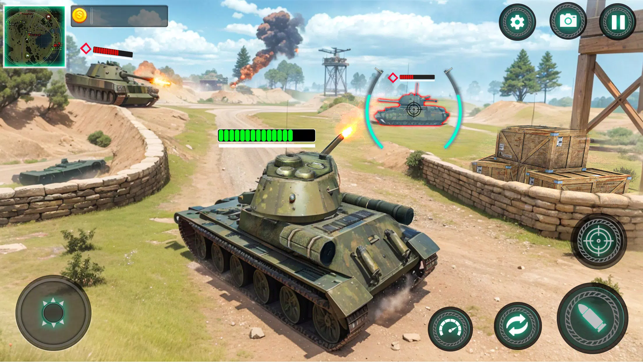 Military Tank War Machine Sim スクリーンショット 3