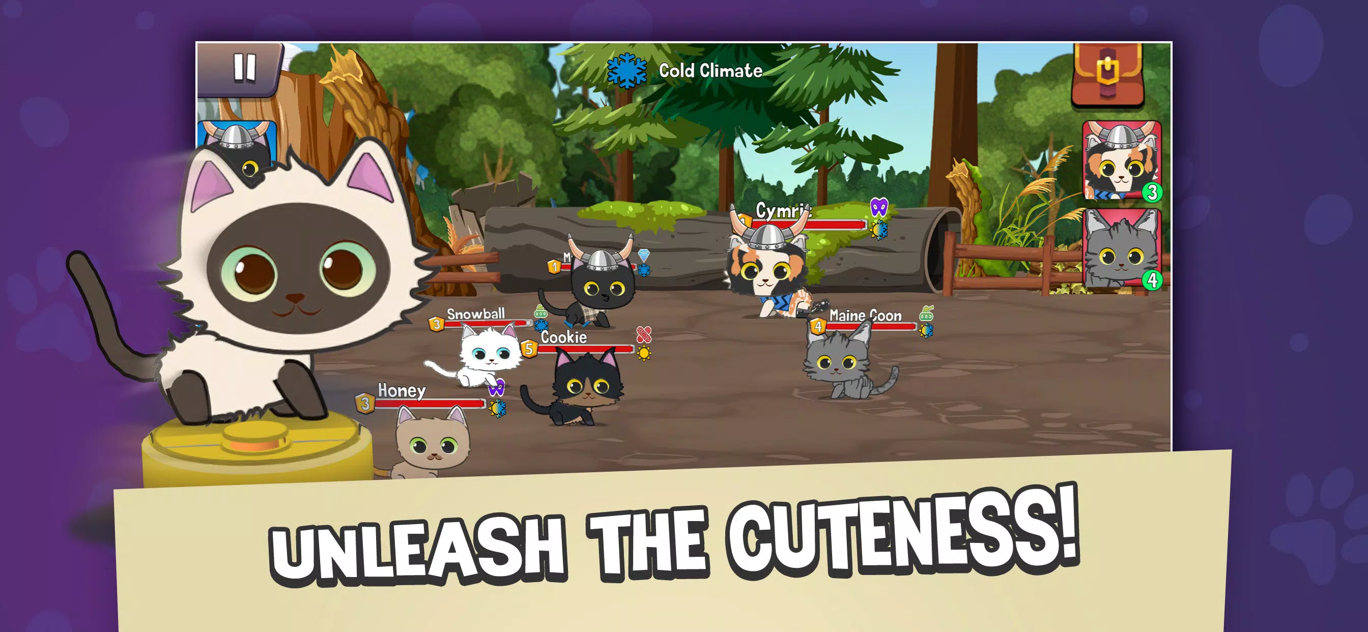 Cute Cat RPG Captura de pantalla 1
