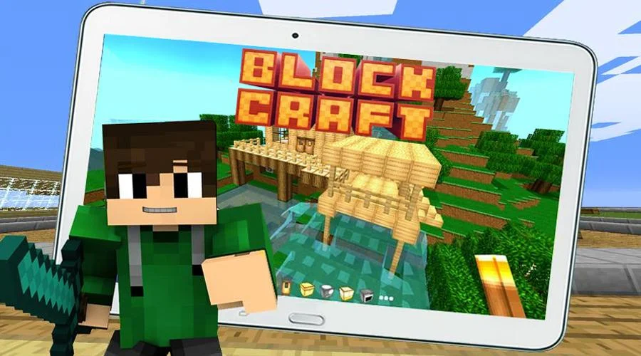 Block Craft 3D: Building and Crafting Ảnh chụp màn hình 1