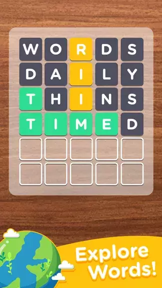 Wordle Jumble Word Puzzle Ảnh chụp màn hình 1