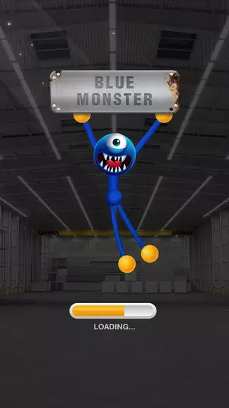 Blue Monster: Stretch Game 스크린샷 1