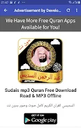 Sudais Audio Quran Offline JUZ Capture d'écran 3