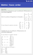 Matrice : Gauss-Jordan Скриншот 3