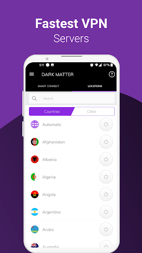 DarkMatter VPN Ảnh chụp màn hình 2