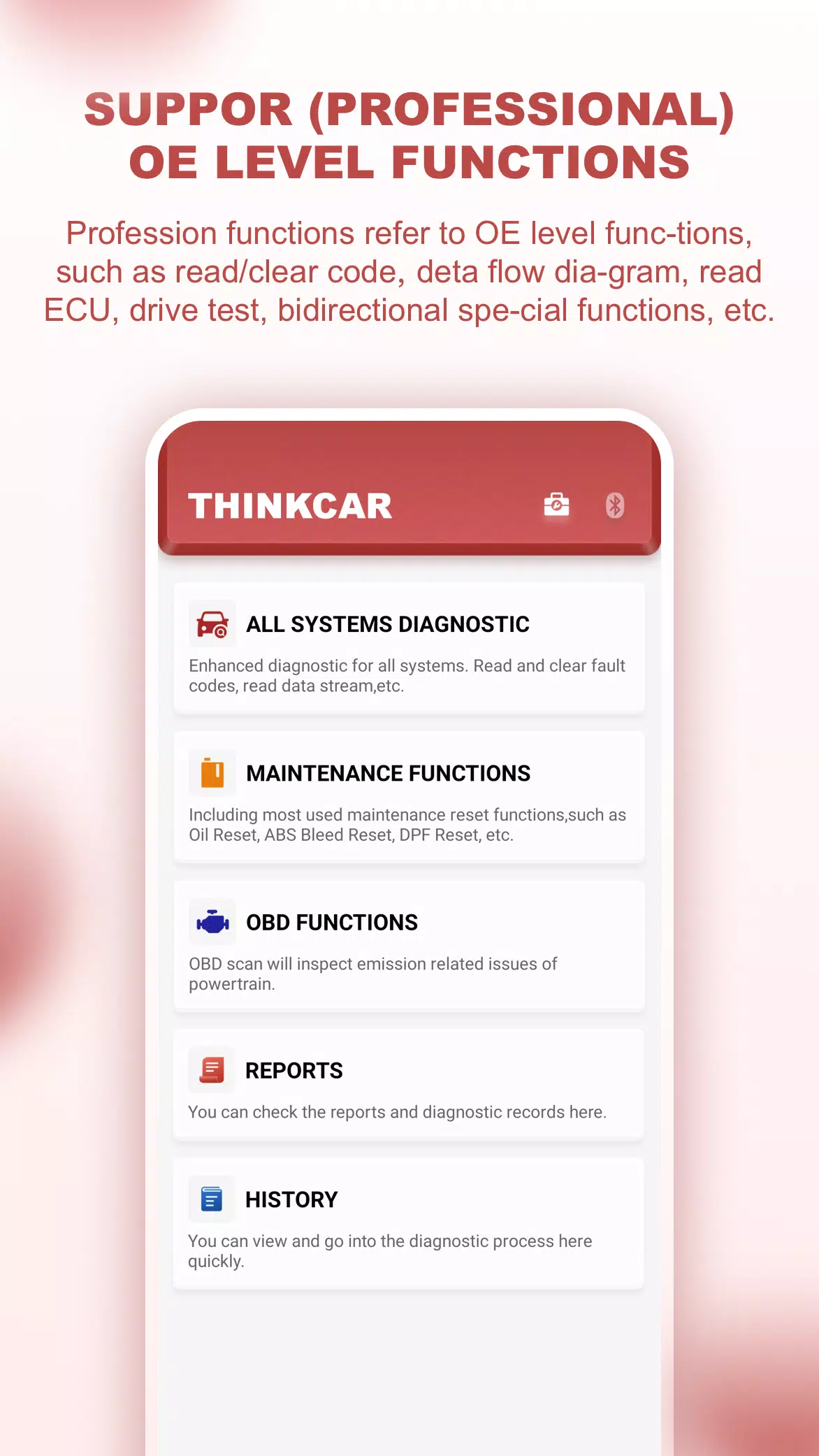 ThinkCar pro Скриншот 1