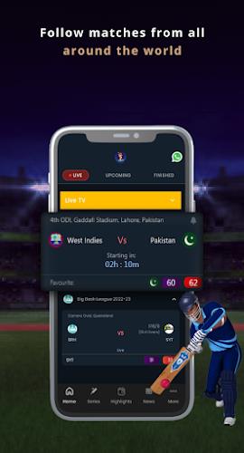 Max Cricket Live Line Ekran Görüntüsü 2