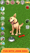 Talking John Dog: Funny Dog Captura de pantalla 1