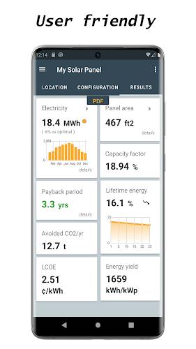 Schermata My Solar Panel Lite 2