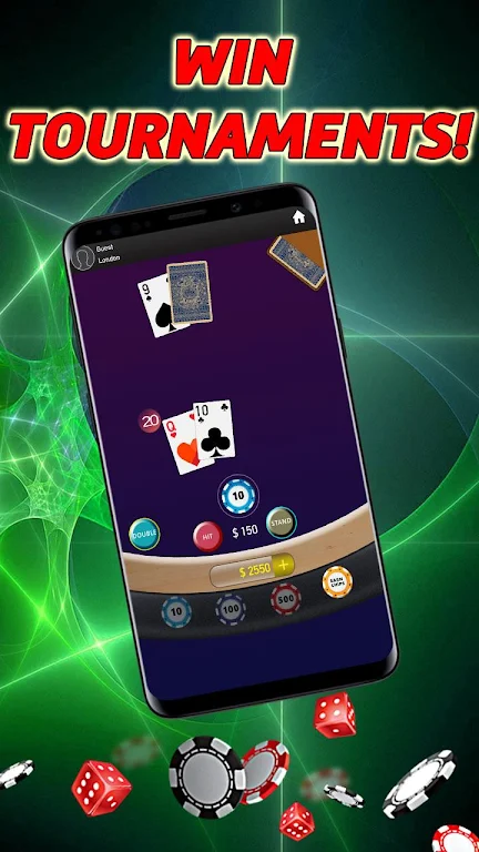 Black Jack for Winners: Card Game Captura de tela 1
