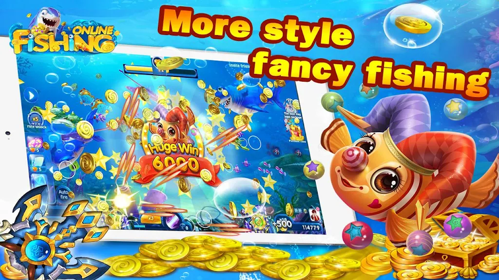 Fishing Online: Classic fish machine, free game ဖန်သားပြင်ဓာတ်ပုံ 3