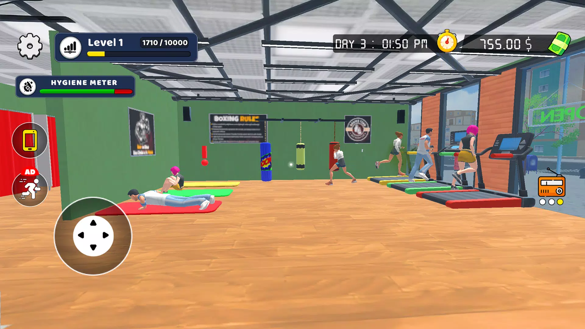 Boxing Workout Simulator Game Captura de pantalla 4