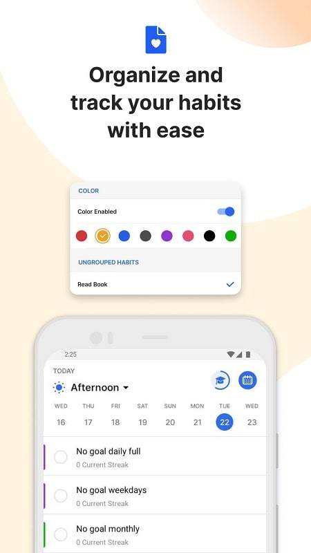 Habitify: Daily Habit Tracker Captura de tela 3