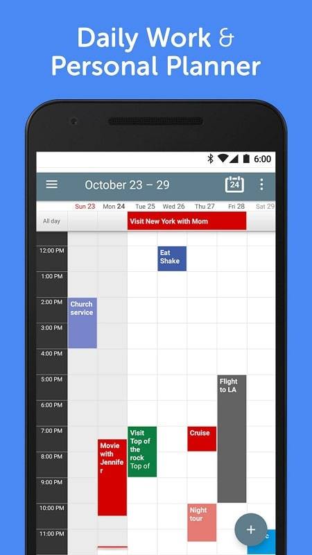 Schermata Calendar+ Schedule Planner 2