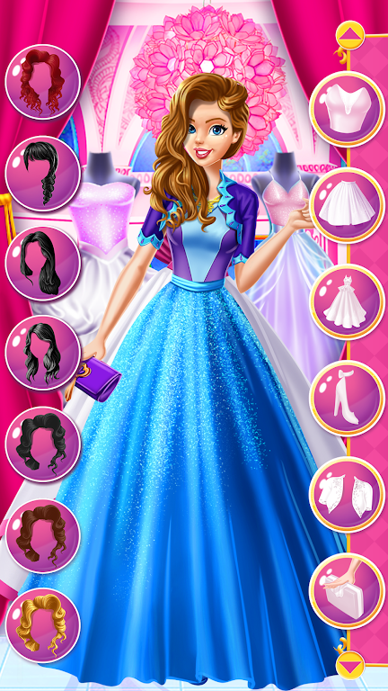 Dress Up Royal Princess Doll Captura de pantalla 3