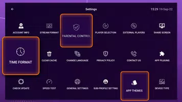 IPTV Smart Purple Player ภาพหน้าจอ 1