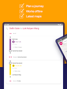 Delhi Metro Map & Routing Screenshot 4