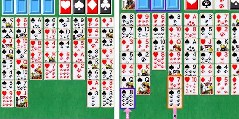 เล่น FreeCell ด้วยต้นทุนขั้นต่ำบน Android ด้วย Kemco