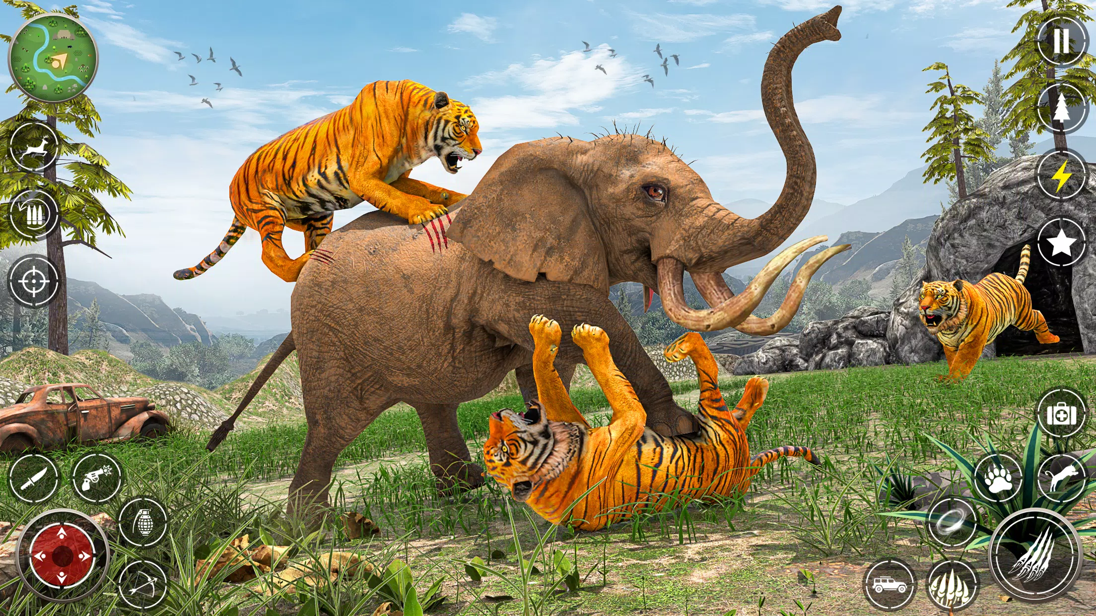 The Tiger Family Simulator 3D Captura de pantalla 1