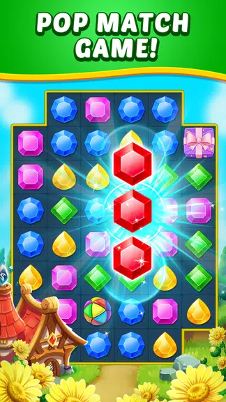 Jewel Hunter - Match 3 Games Zrzut ekranu 1