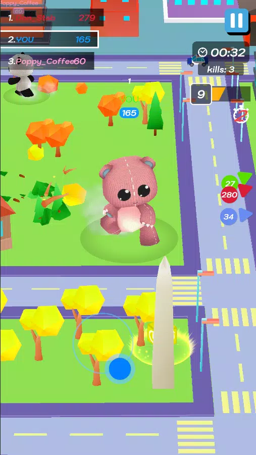 Crazy Monster City スクリーンショット 1