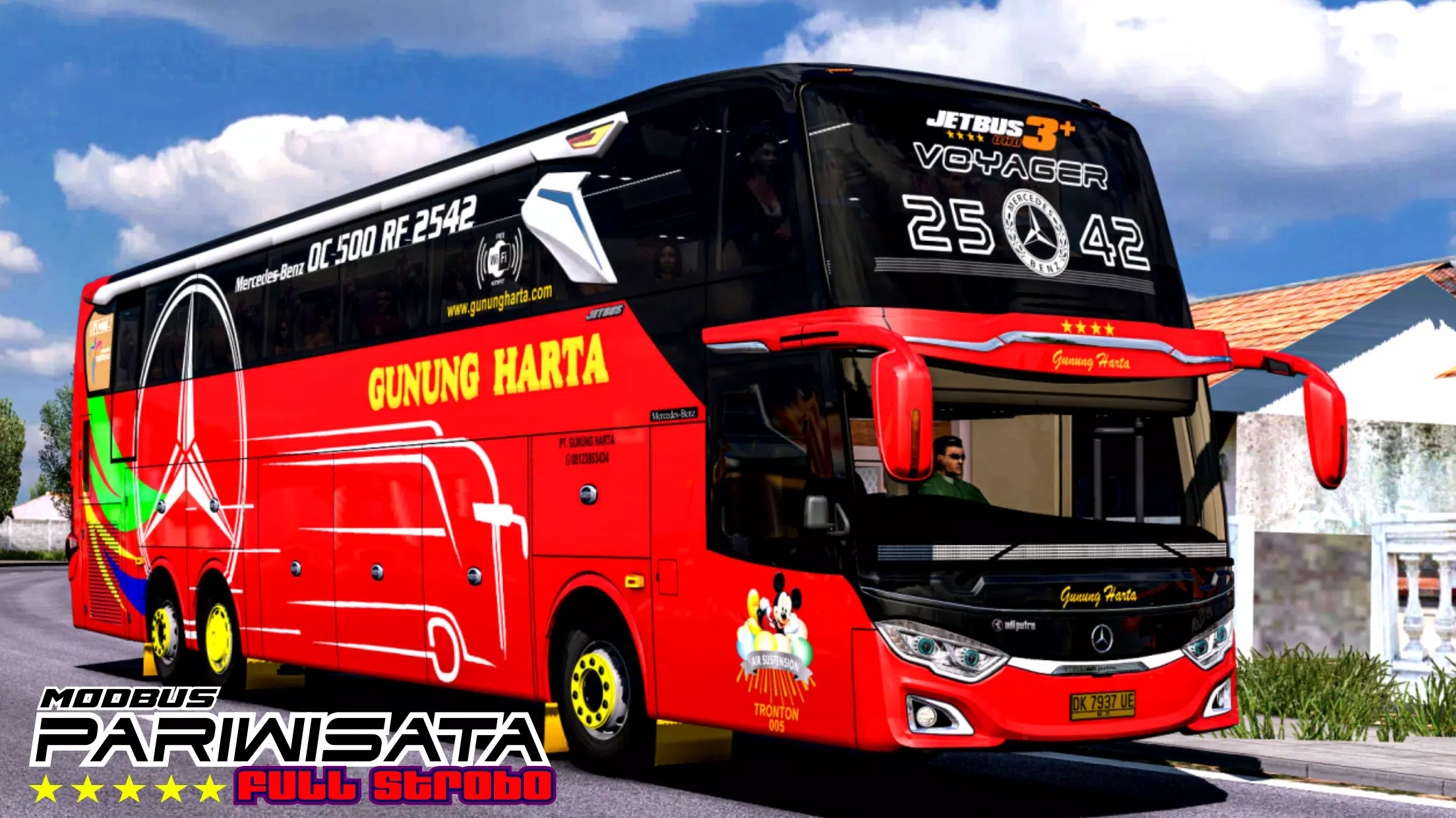 Mod Bus Pariwisata Full Strobo 스크린샷 1