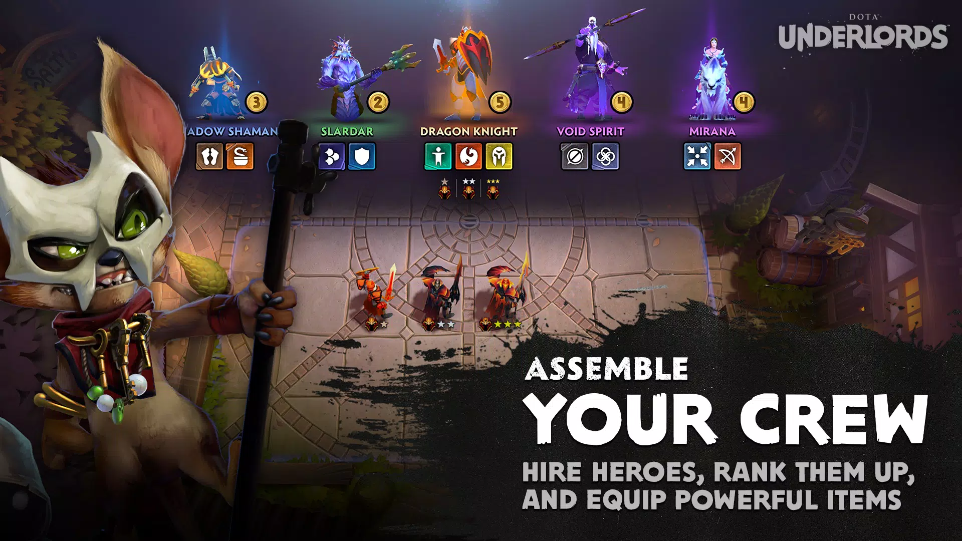 Dota Underlords Captura de tela 2