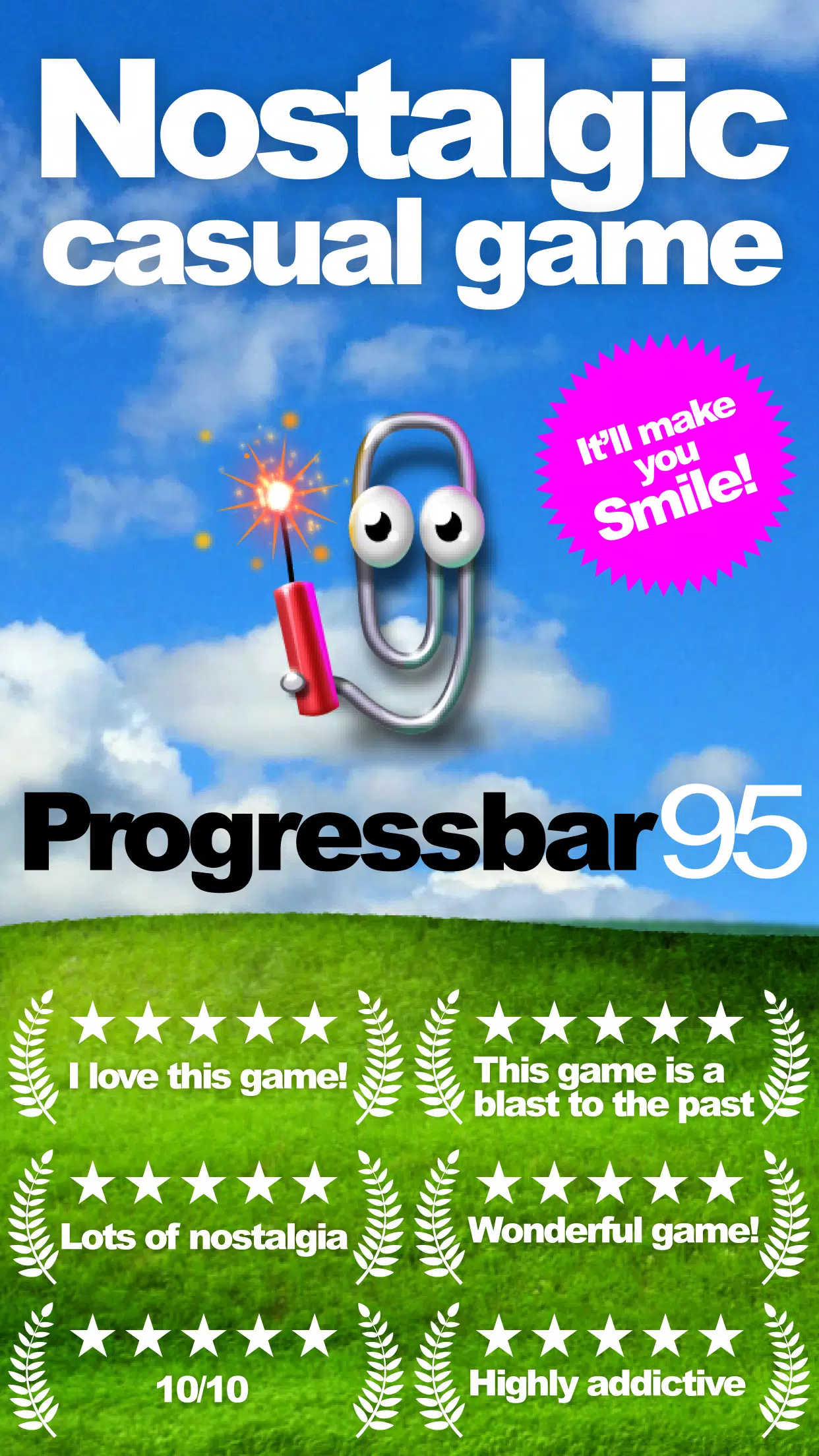 Progressbar95ー簡単で懐かしいゲーム スクリーンショット 1