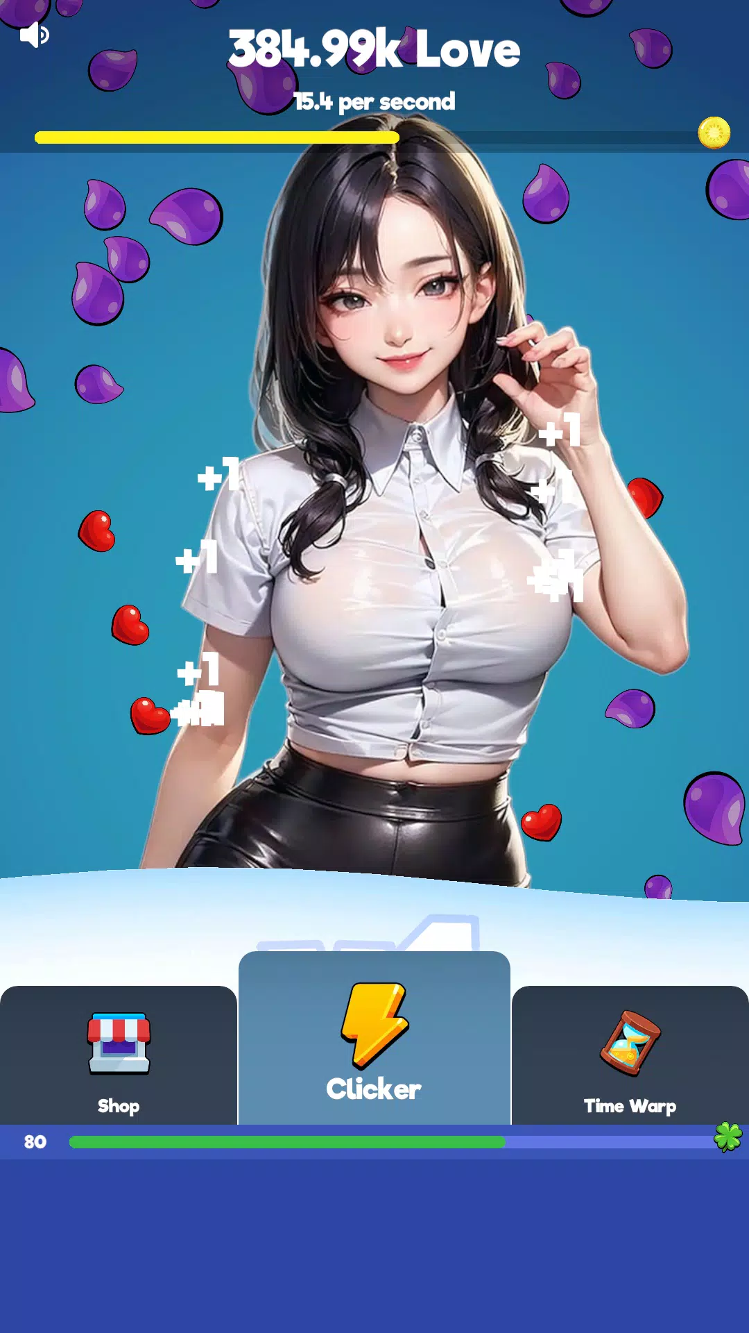 Sexy touch girls: idle clicker Captura de tela 3