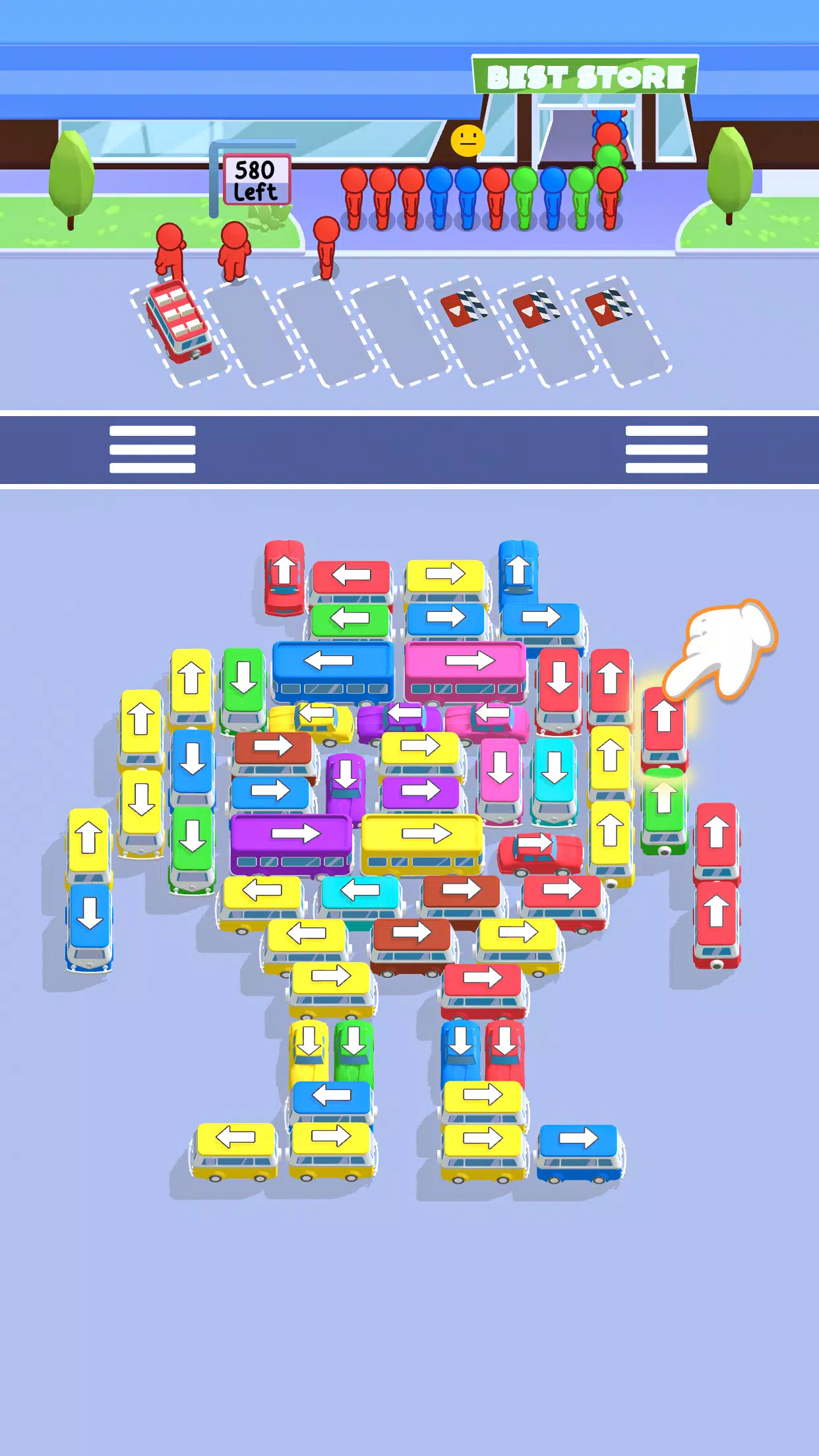 Bus Jam: Traffic Puzzle Schermafbeelding 1