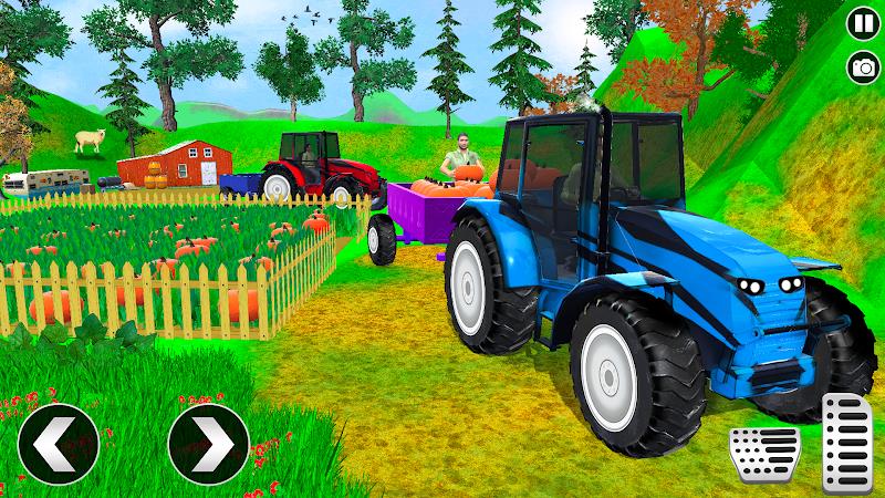 Farmer Tractor Farming Game 3D スクリーンショット 1