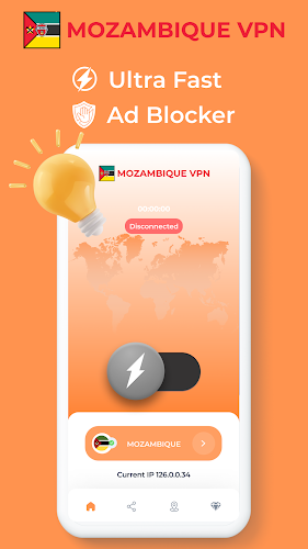 Mozambique VPN - Private Proxy Captura de pantalla 1