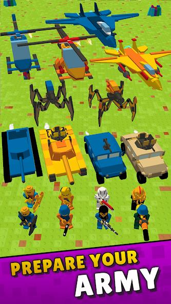 Toys War 3D: Island Battle Mod Captura de tela 2