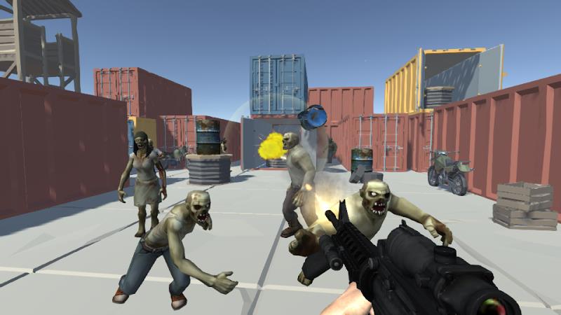 Zombie Shooting 3D Offline Capture d'écran 3