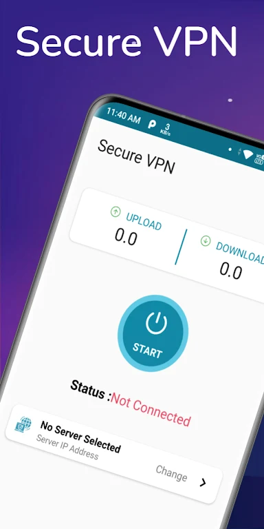 Secure VPN Proxy Tangkapan skrin 1